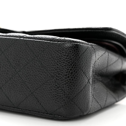 Chanel Caviar Quilted Medium Double Flap Black 10 of 10