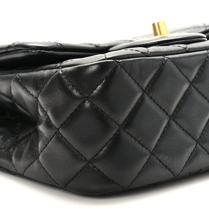 Chanel Lambskin Quilted Mini Pearl Crush Flap Black 8 of 10