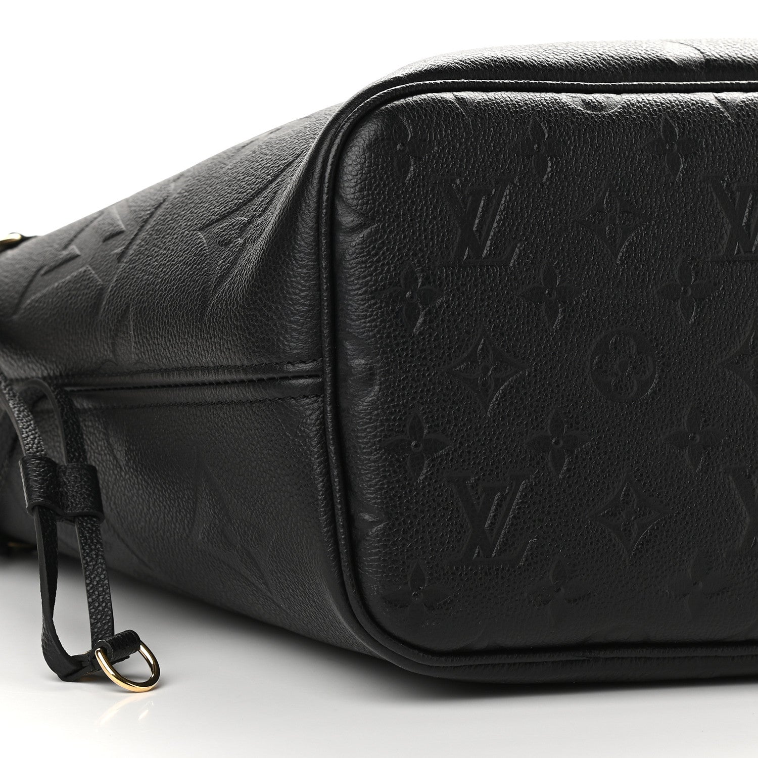 Louis Vuitton Empreinte Monogram Giant Neverfull MM Black 8 of 9