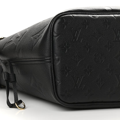Louis Vuitton Empreinte Monogram Giant Neverfull MM Black 8 of 9