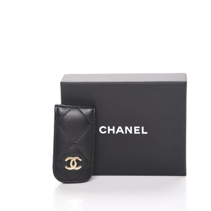 Chanel Lambskin Quilted Money Clip Black 7 of 7