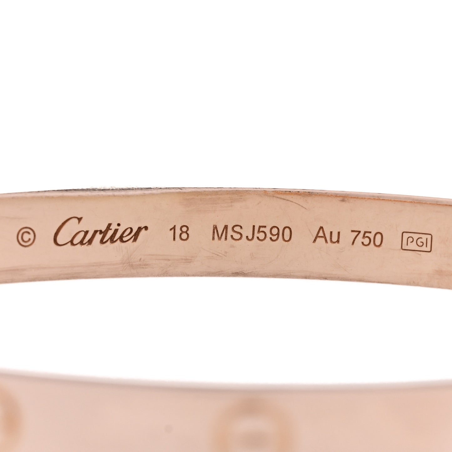 18K Pink Gold LOVE Bracelet 18