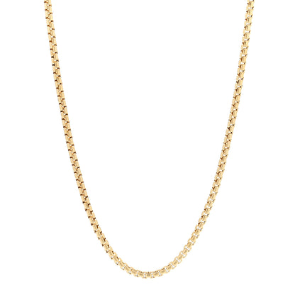 David Yurman 18K Yellow Gold 3.4mm Box Chain Necklace 22" 2 of 4