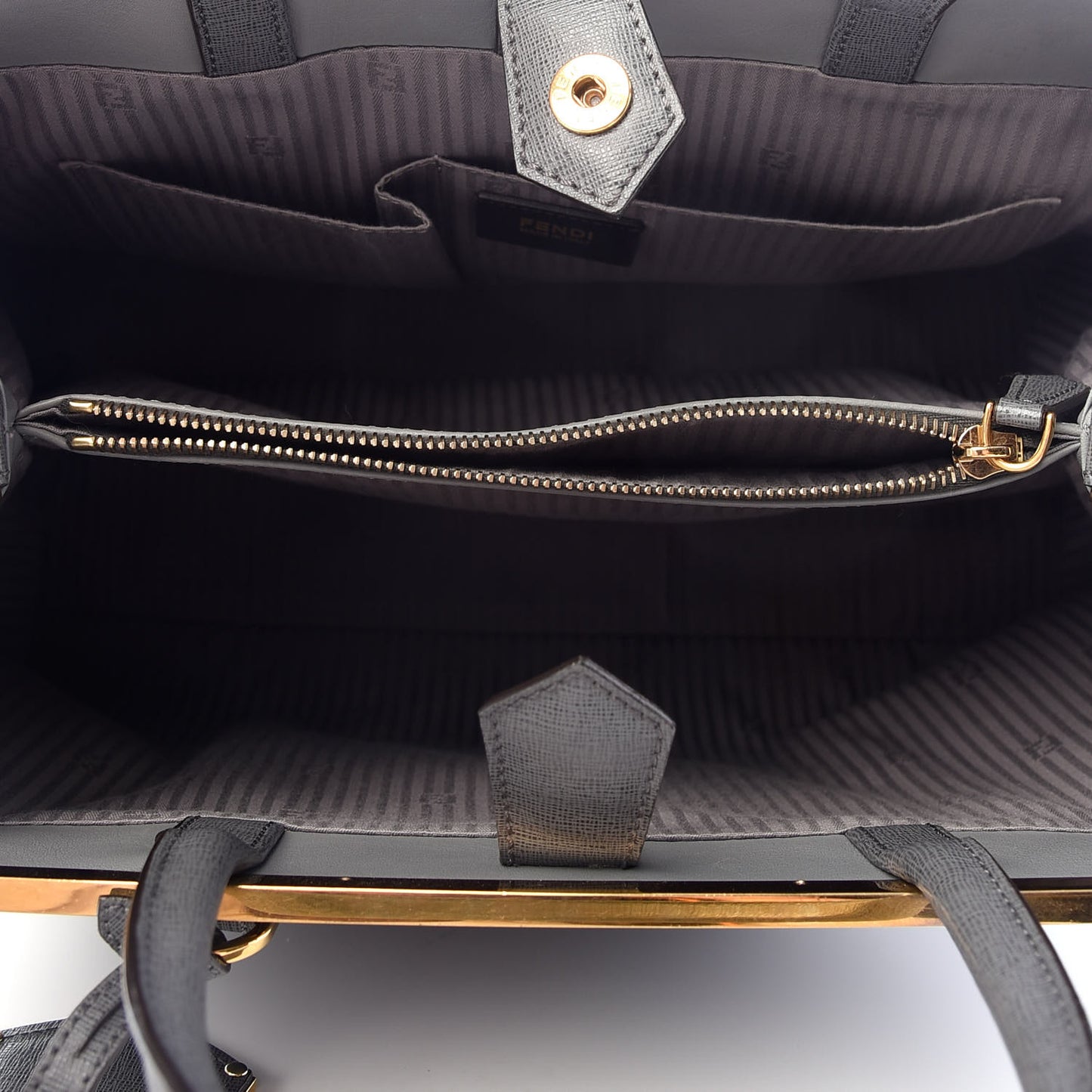 Vitello Elite Flamingo Regular 2Jours Tote Grigio Grigio Chiaro