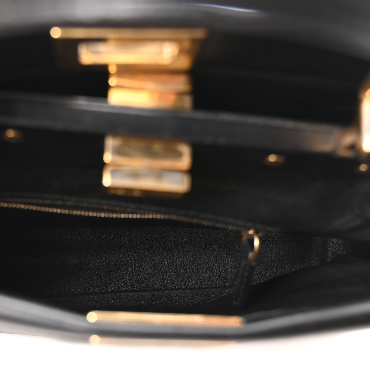 Nappa Mini Peekaboo Iconic Satchel Black
