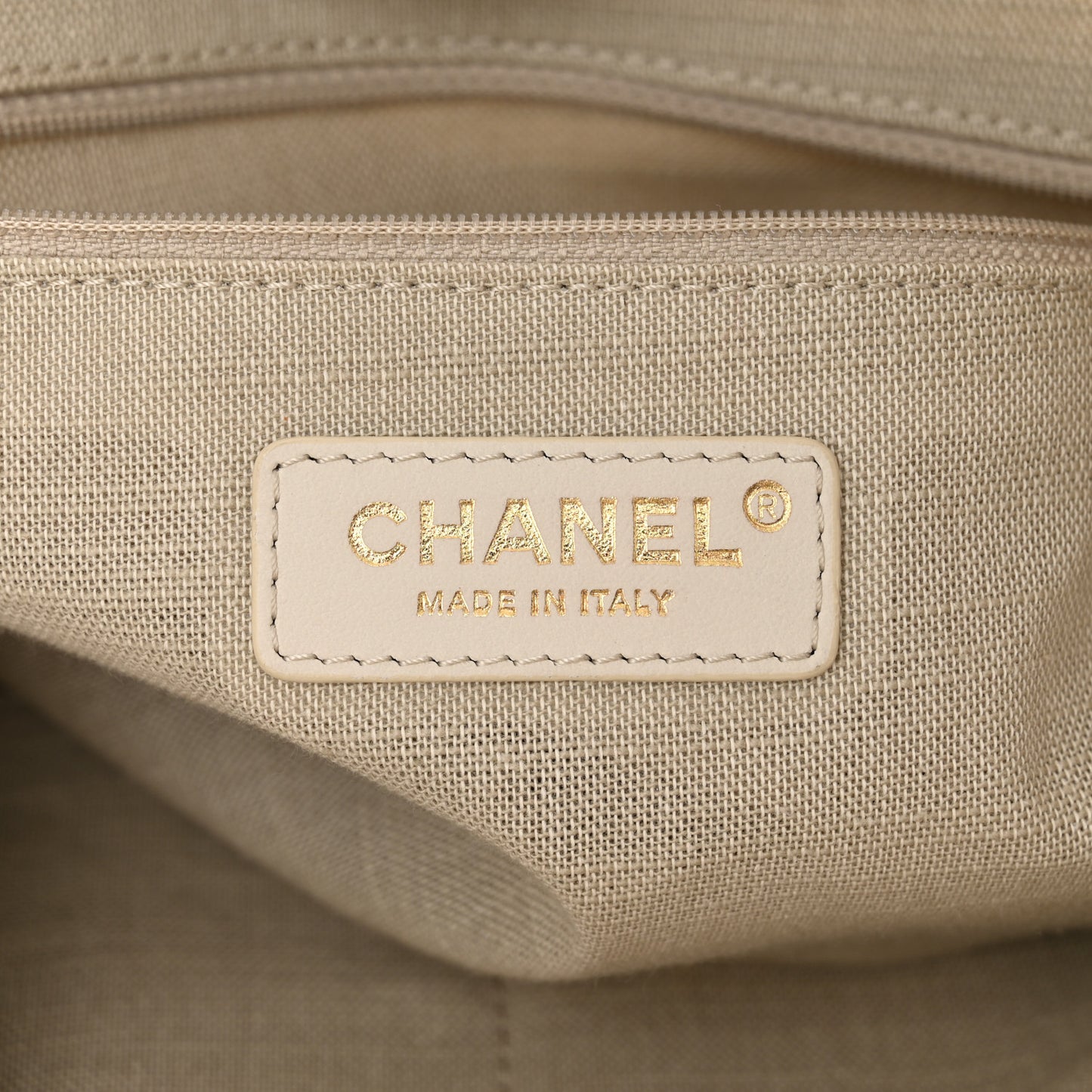 Mixed Fibers Small Deauville Tote White