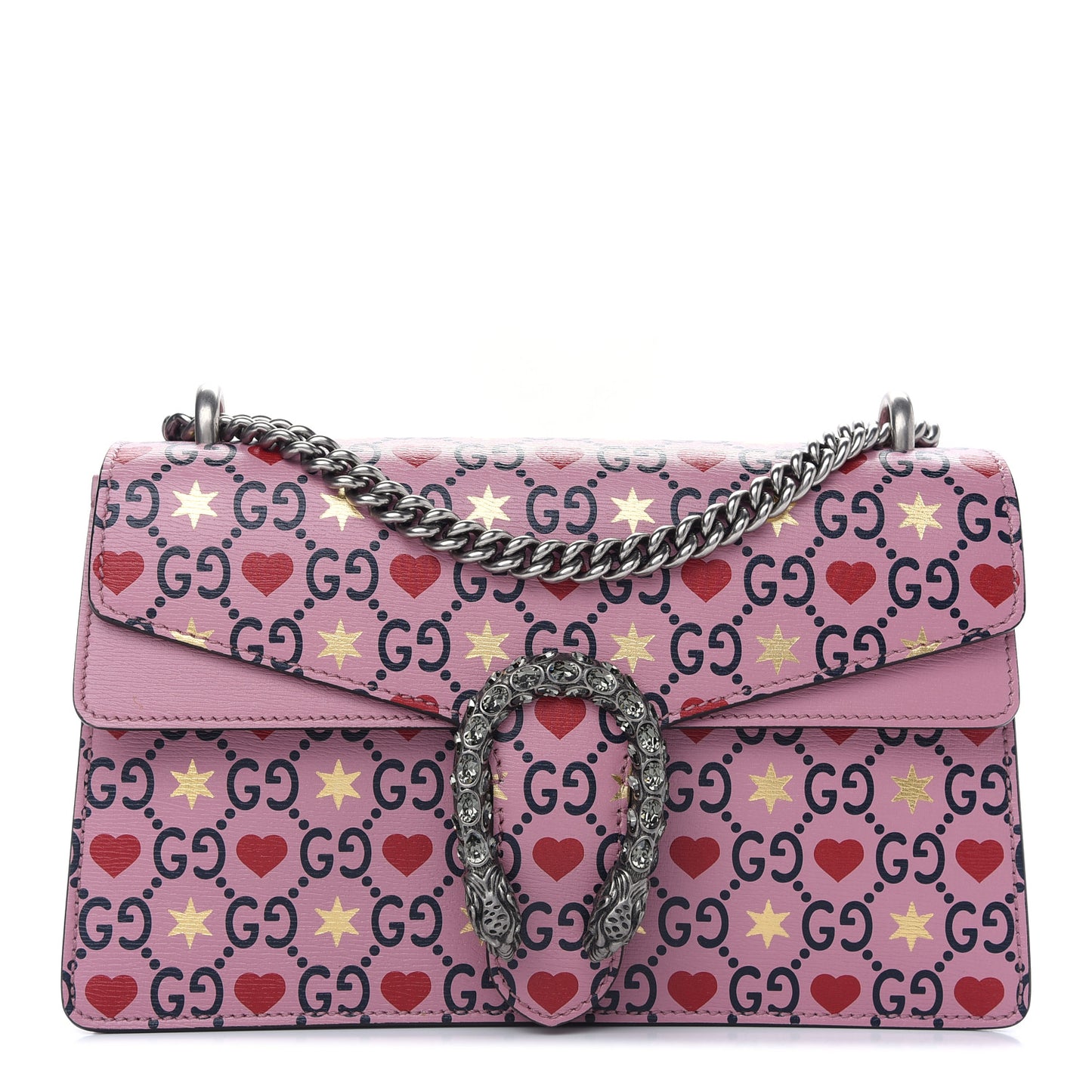 Calfskin Valentine's Day Exclusive Small Dionysus Bag Pink
