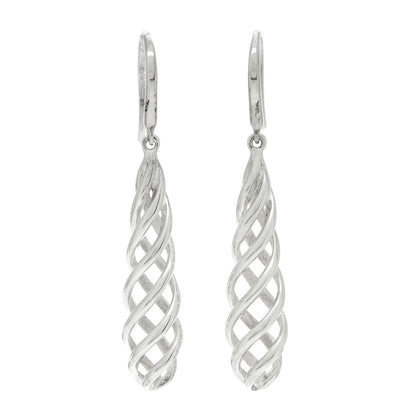 Tiffany Sterling Silver Paloma Picasso Venezia Luce Earrings 1 of 5