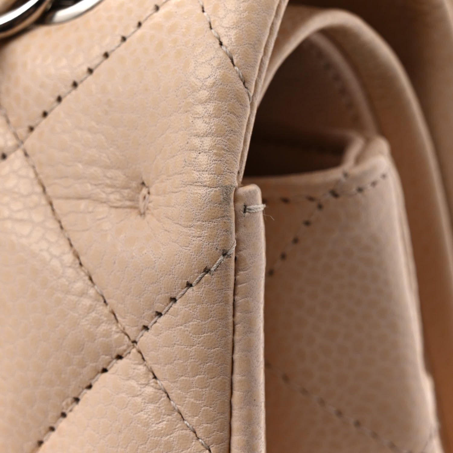 Chanel Caviar Quilted Jumbo Double Flap Light Pink 19 of 19