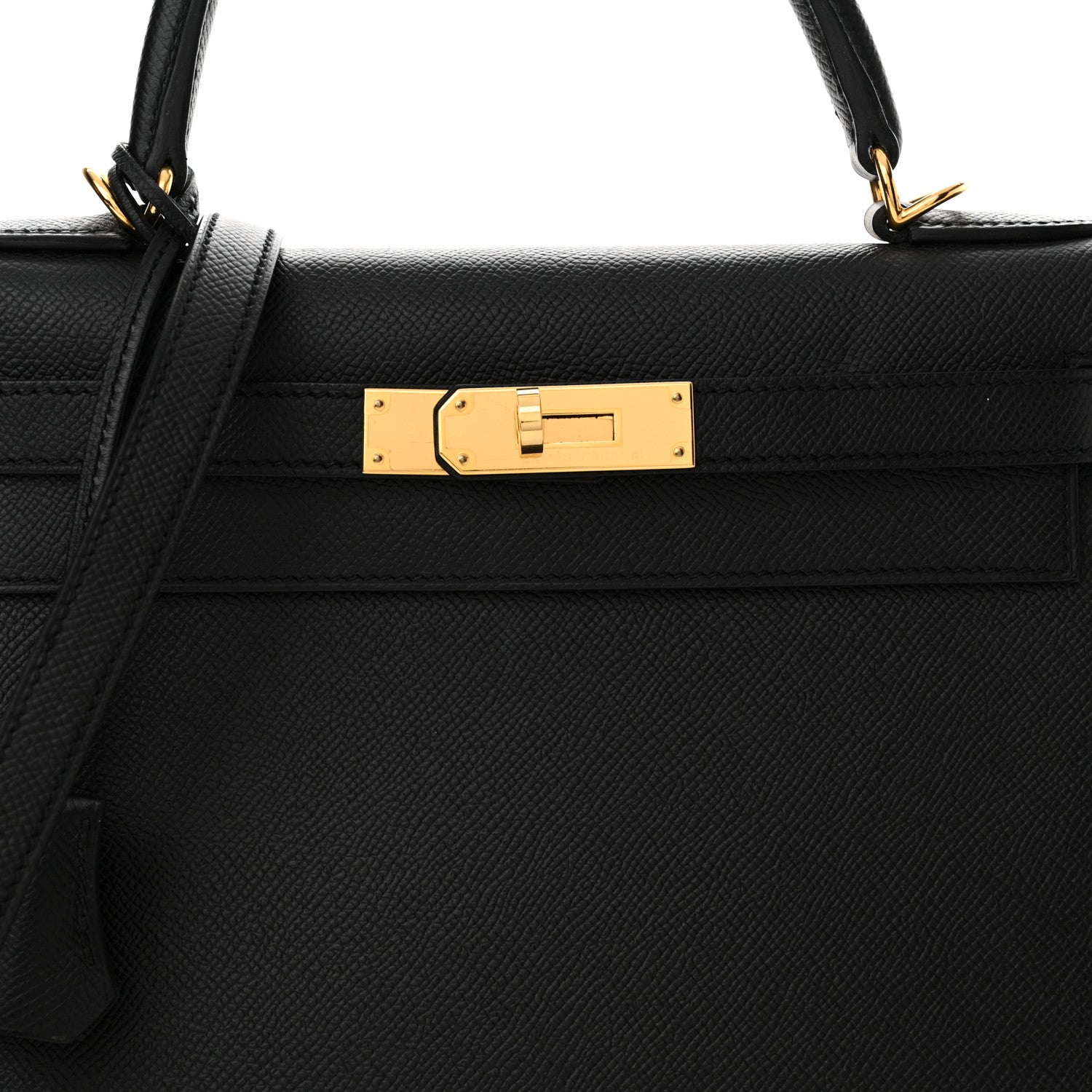 Hermes Epsom Kelly Sellier 28 Black 9 of 17