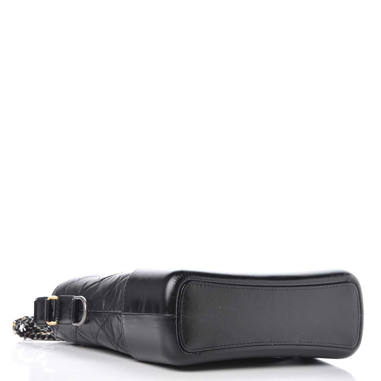 Chanel Aged Calfskin Quilted Medium Gabrielle Hobo Black 6 of 11
