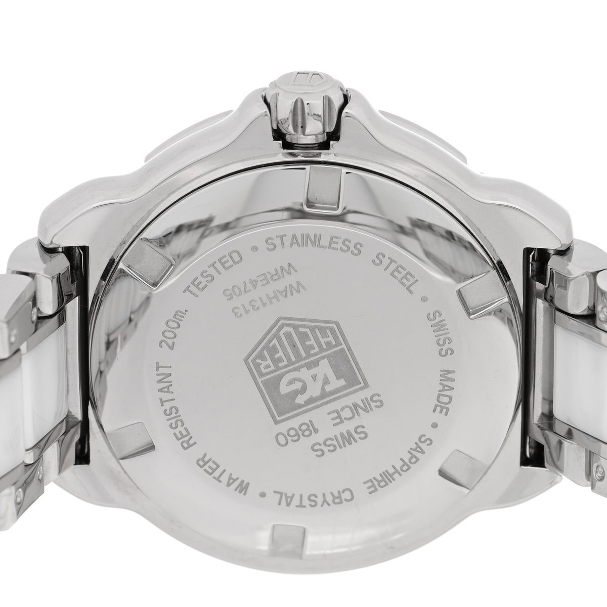 Stainless Steel Ceramic Diamond 32mm Formula 1 Quartz Watch White WAH1313