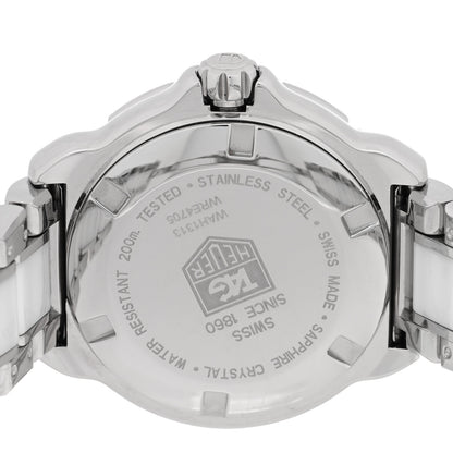 Tag Heuer Stainless Steel Ceramic Diamond 32mm Formula 1 Quartz Watch White WAH1313 4 of 4