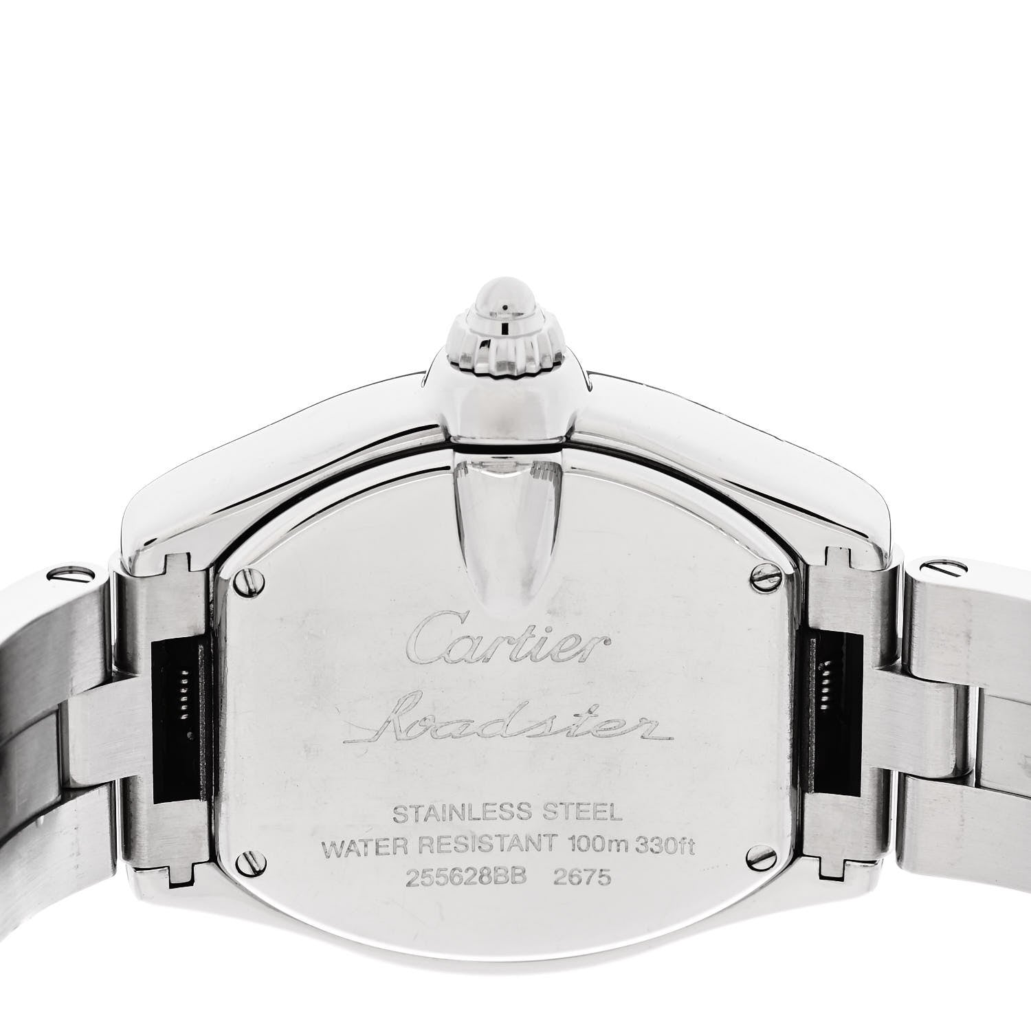 Cartier Stainless Steel 31mm Roadster Quartz Watch Pink 4 of 6