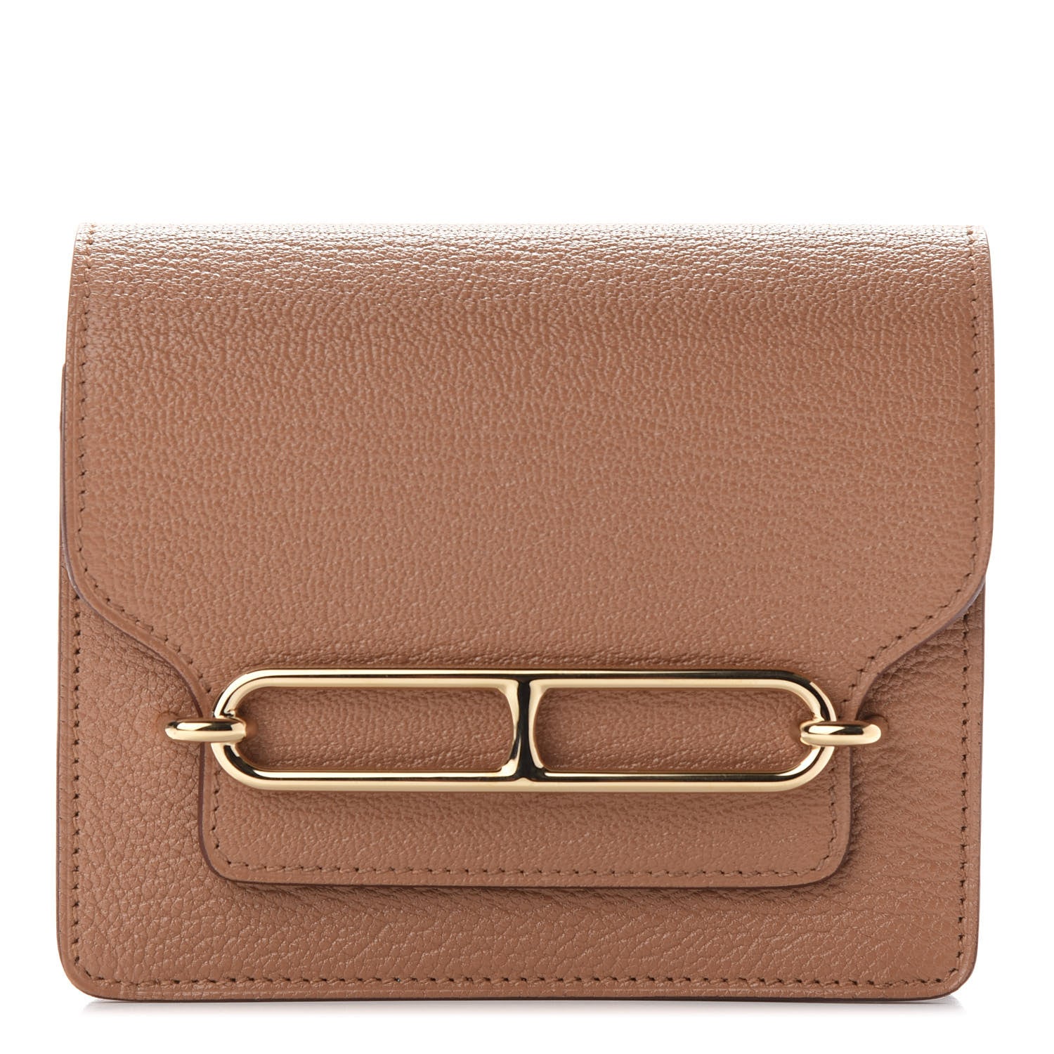 Hermes Chevre Mysore Roulis Slim Wallet Quebracho 1 of 8
