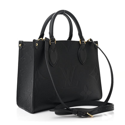 Louis Vuitton Empreinte Monogram Giant Onthego PM Black 3 of 9