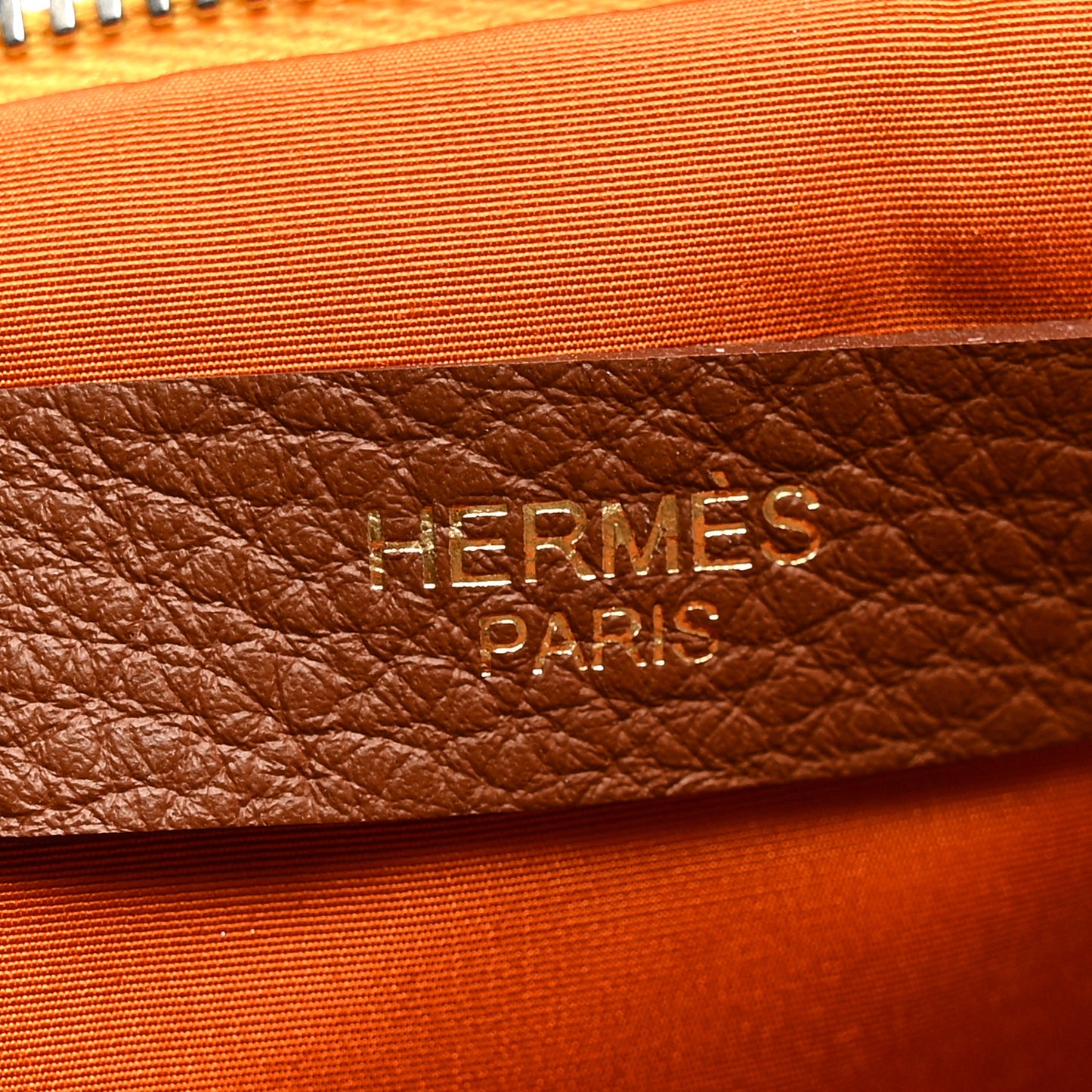 Silk Cotton Canvas Mini Bolide Hippique Case Ocre