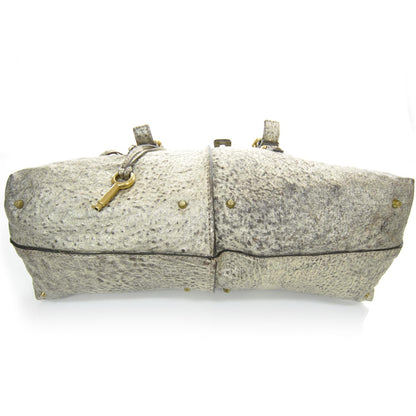 Chloe Leather Paddington Dome Tote Silver Speckle 4 of 12
