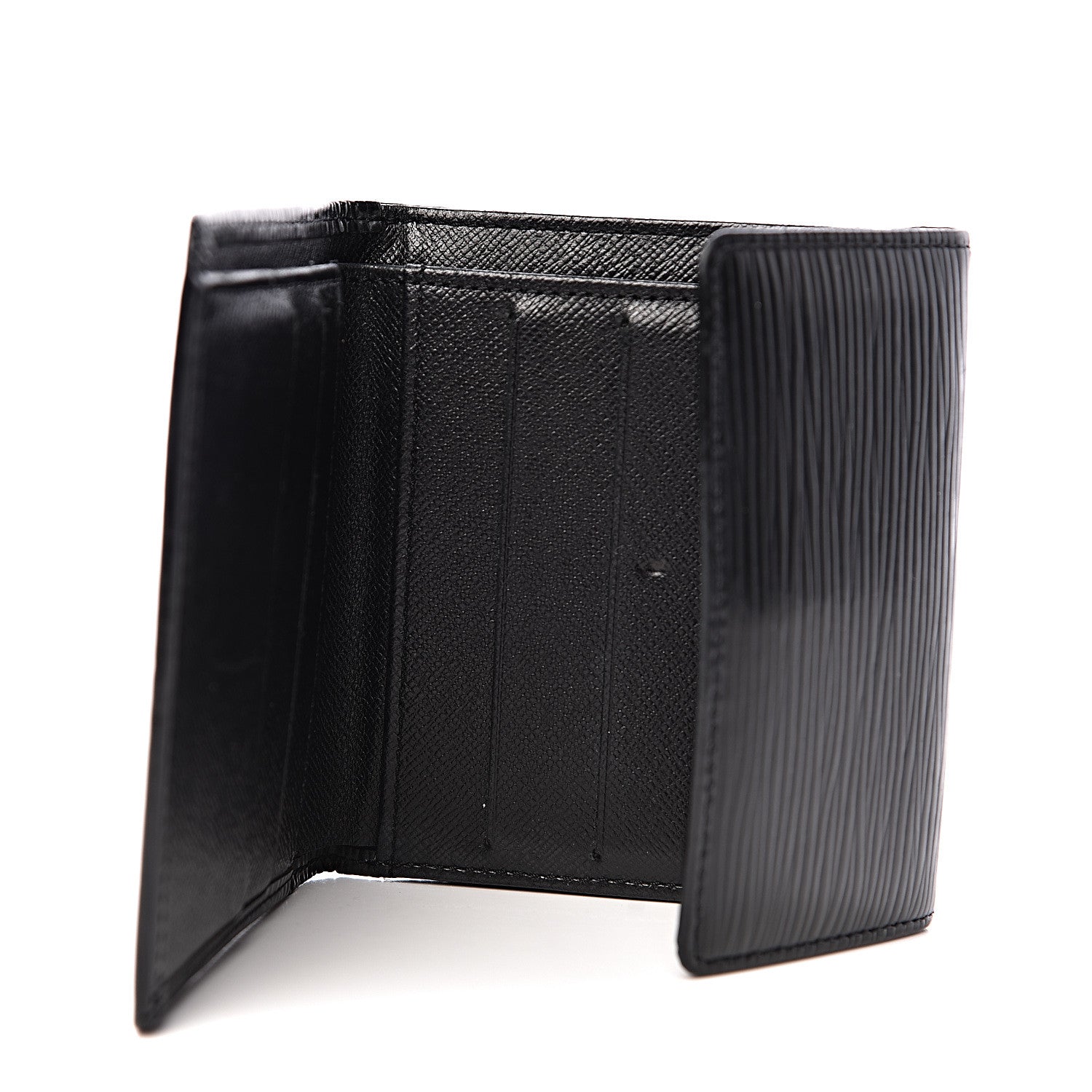 Louis Vuitton Epi Elise Wallet Black 6 of 12
