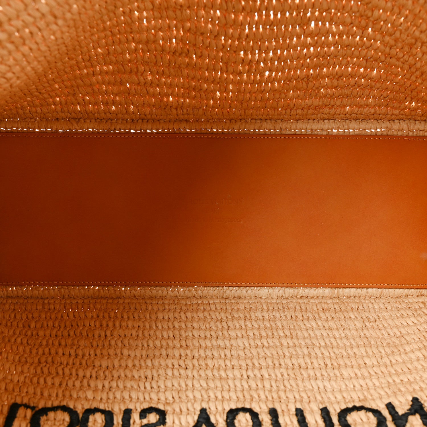 Louis Vuitton Raffia Summer Shopper Tote MM 5 of 12