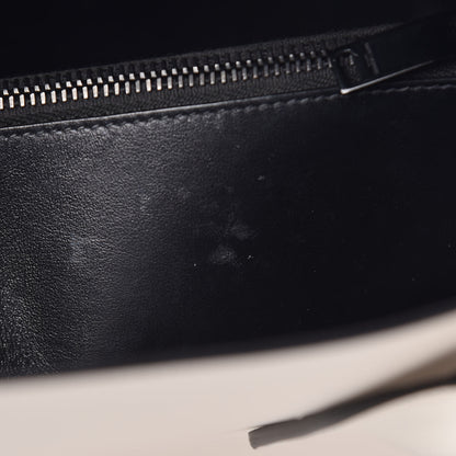 Saint Laurent Grained Calfskin Small Sac De Jour Dove Porcellana Black 7 of 11