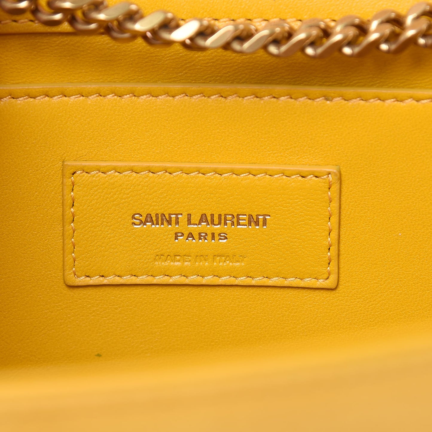 Suede Medium Classic Monogram Kate Tassel Satchel Saffron Yellow