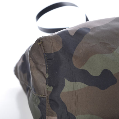 Valentino Garavani Nylon Camouflage Rockstud Reversible Tote Green Blue Fluo 12 of 14