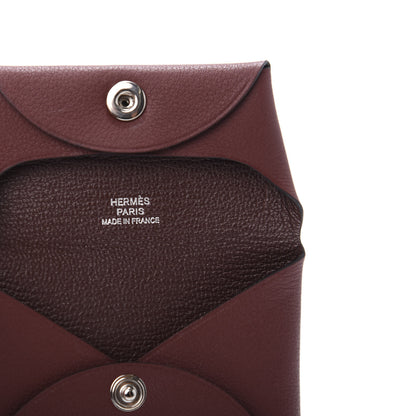 Hermes Evercolor Bastia Coin Purse Rouge H 5 of 9