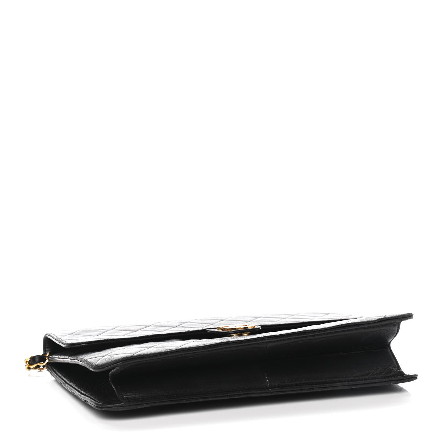 Chanel Lambskin Quilted Medium Single Flap Black 3 of 9