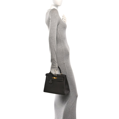 Hermes Togo Kelly Retourne 28 Bai Brun 3 of 12
