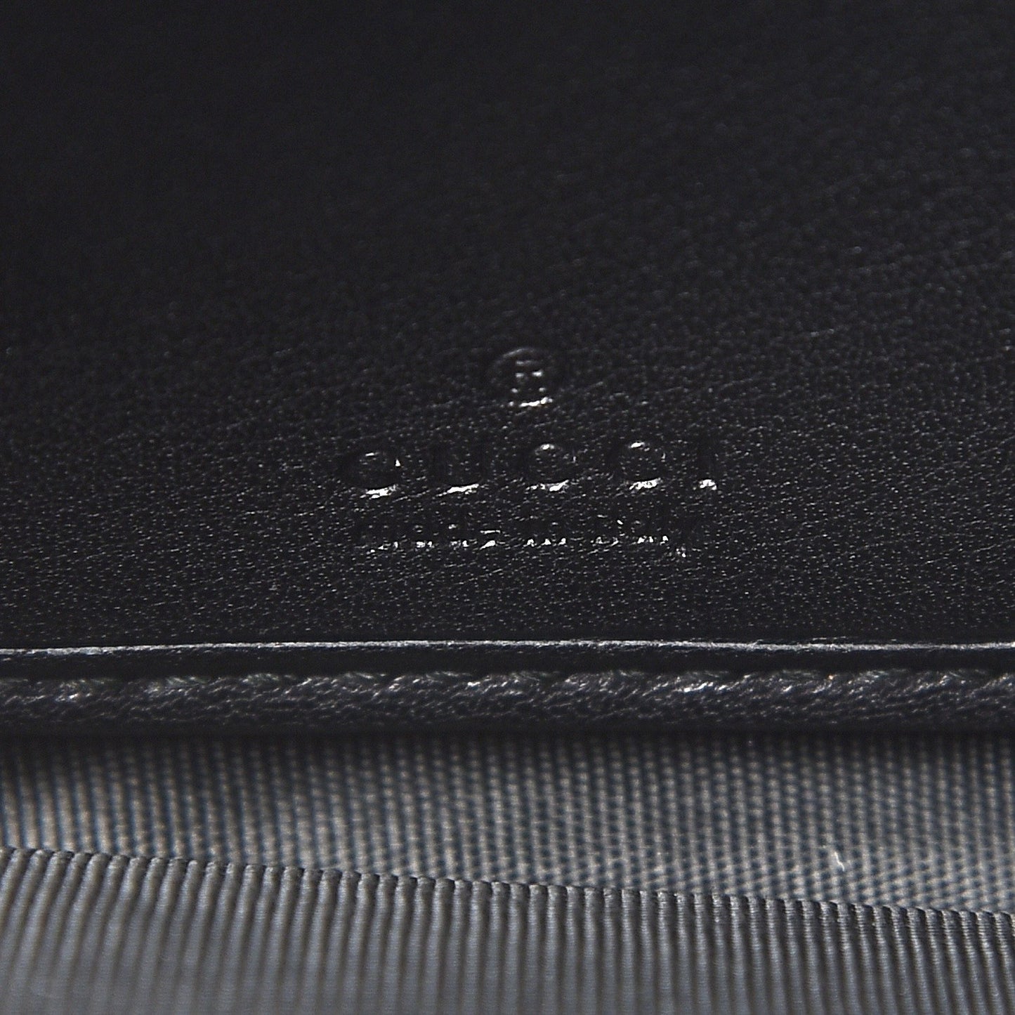 Guccissima Signature Microguccissima Bree Zip Around Wallet Black
