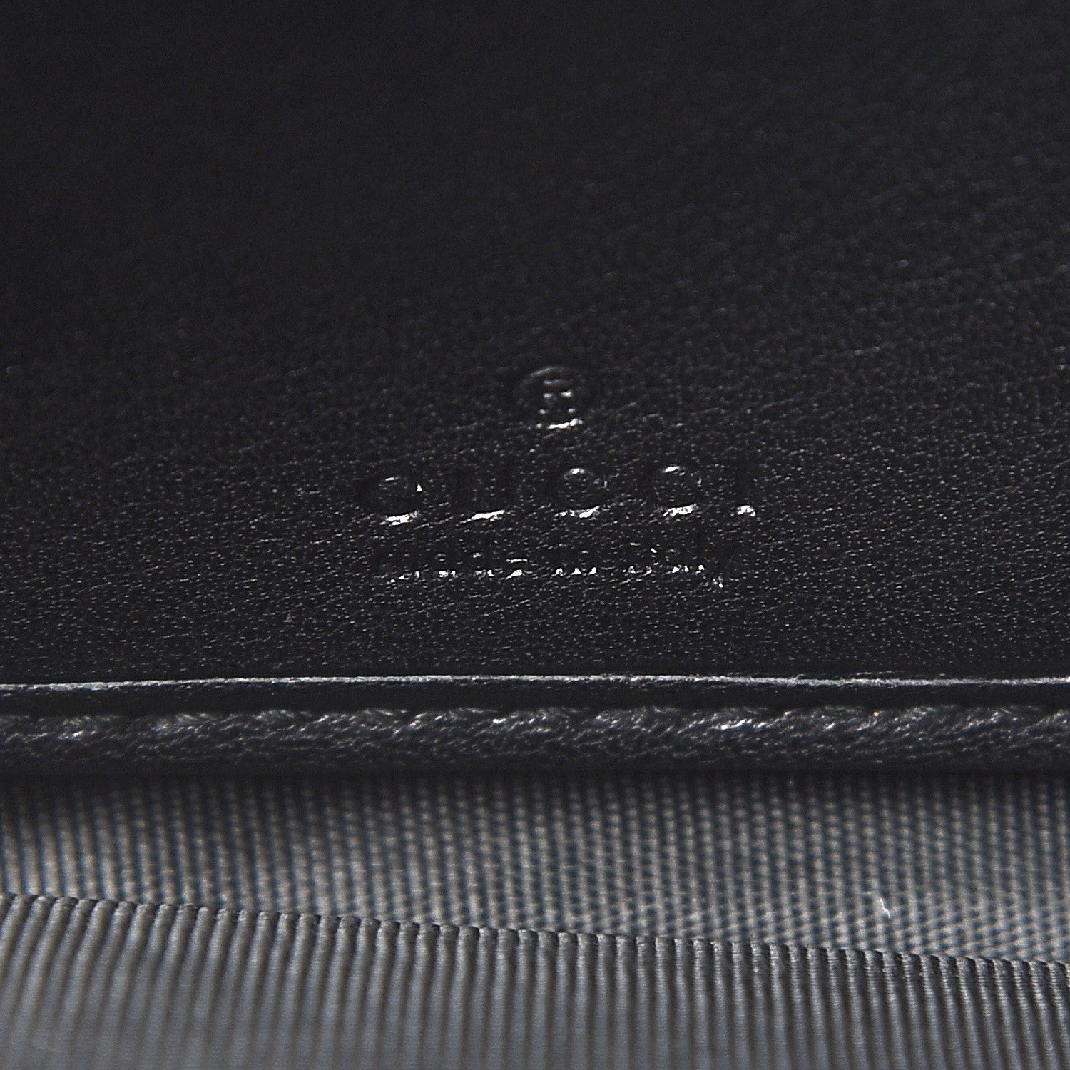 Gucci Guccissima Signature Microguccissima Bree Zip Around Wallet Black 6 of 8