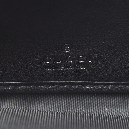 Gucci Guccissima Signature Microguccissima Bree Zip Around Wallet Black 6 of 8