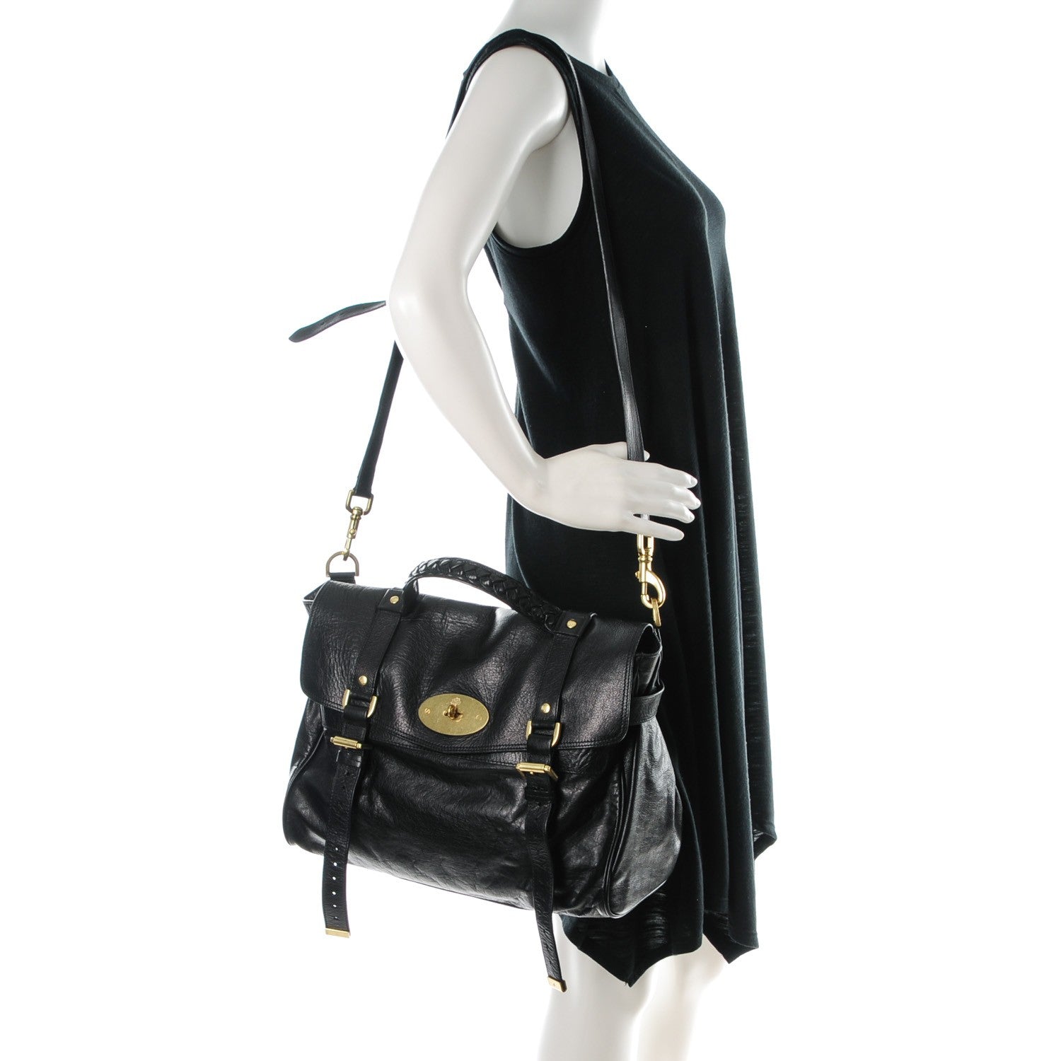Mulberry Soft Buffalo Oversized Alexa Black 2 of 7
