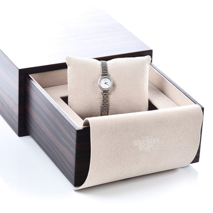 Hermes 18K White Gold Diamond 16mm Faubourg Quartz Watch 7 of 7