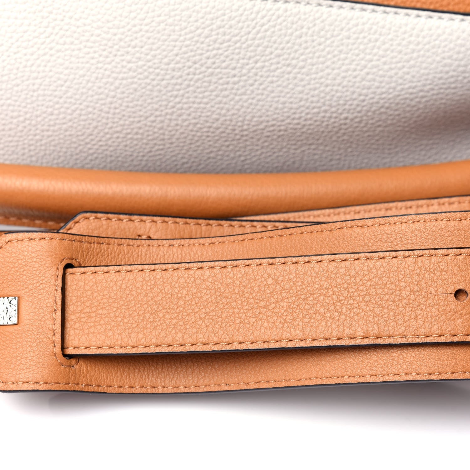 Loewe Calfskin Medium Puzzle Bag Tan Soft White 13 of 13