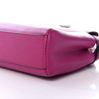 Fendi Nappa Micro Peekaboo Iconic Satchel Magenta 7 of 8