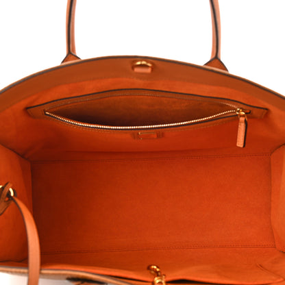 MCM Visetos Large Munchen Tote Tan 6 of 11