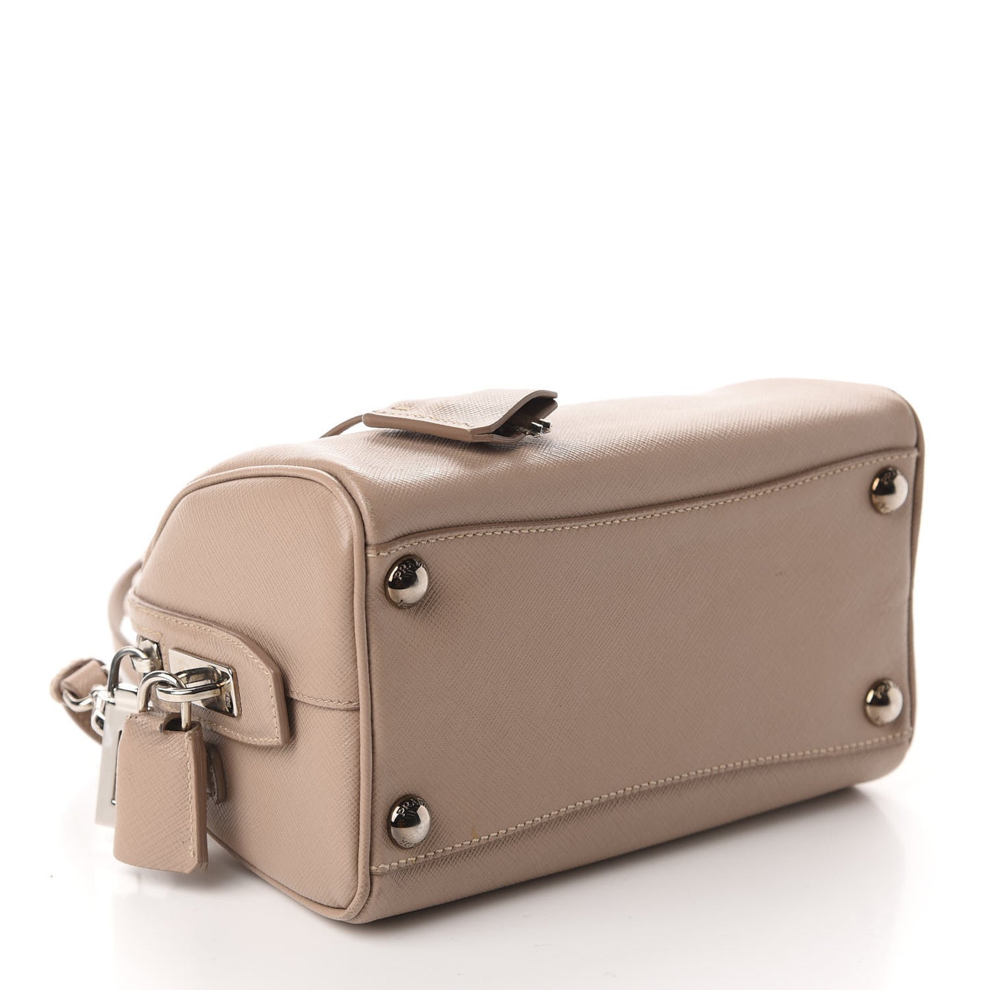 Saffiano Lux Mini Convertible Bowler Cammeo