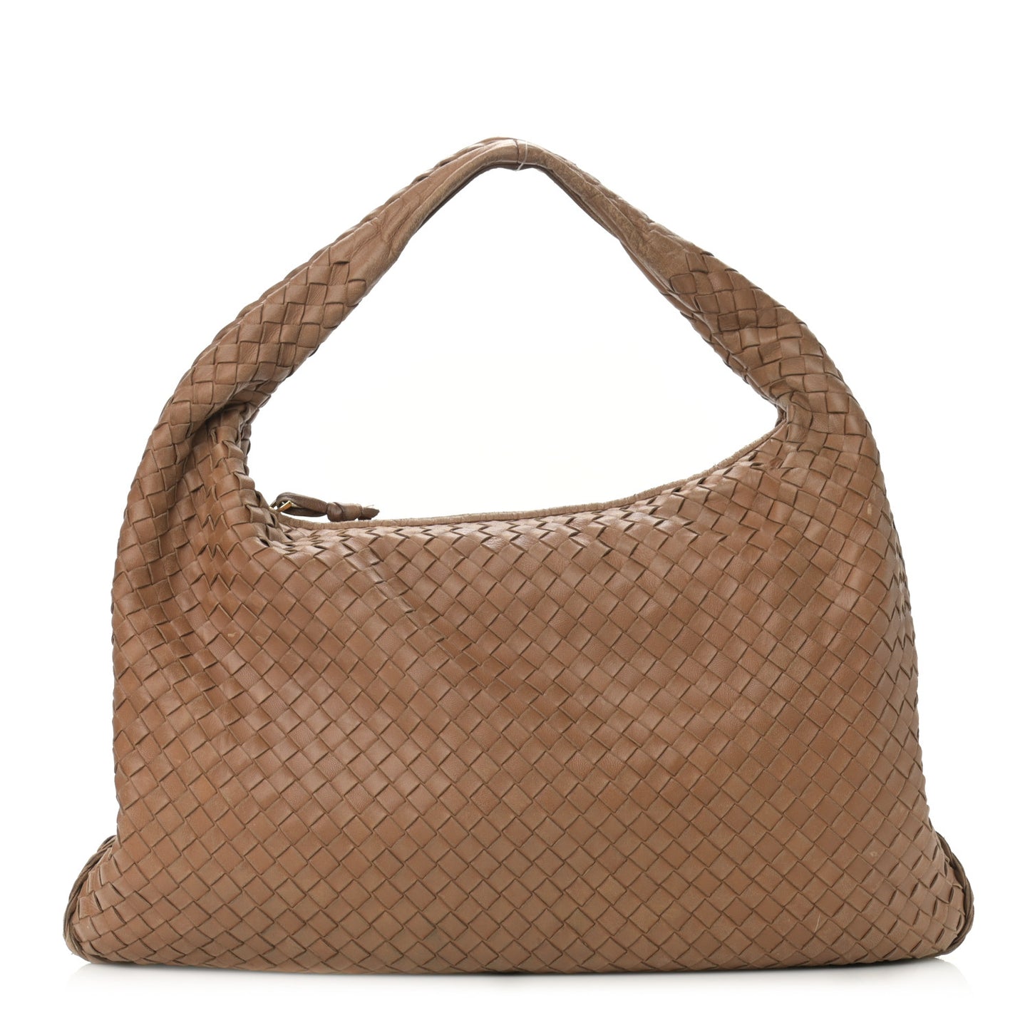 Nappa Intrecciato Large Veneta Hobo Noce