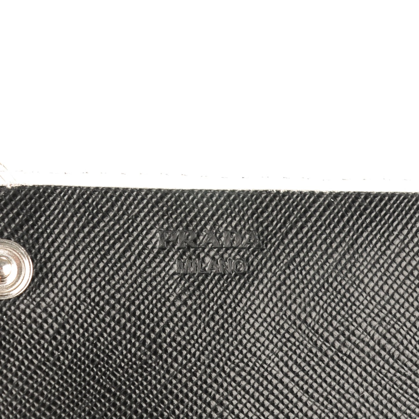 Saffiano Corner Continental Flap Wallet Talco Black