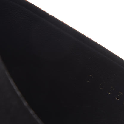 Chanel Kid Suede Logo Mules 39 Black 8 of 9