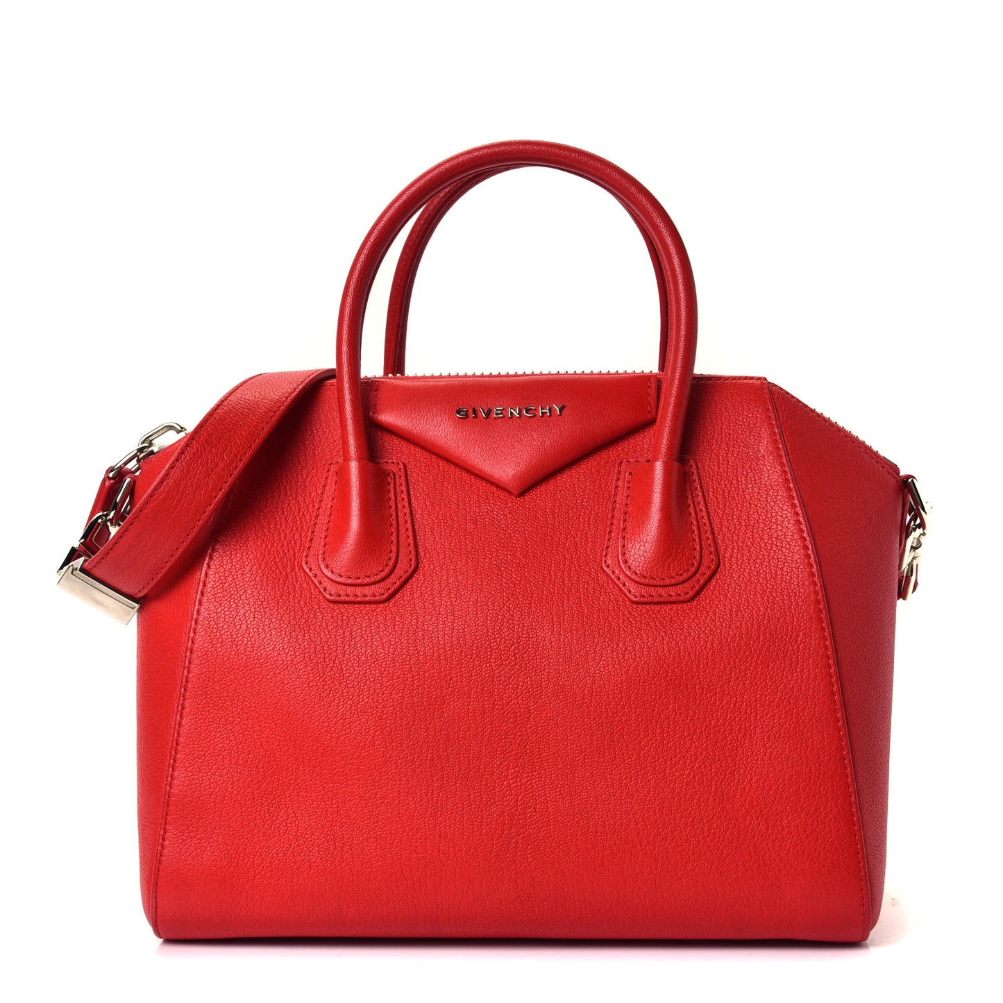 Sugar Goatskin Small Antigona Red