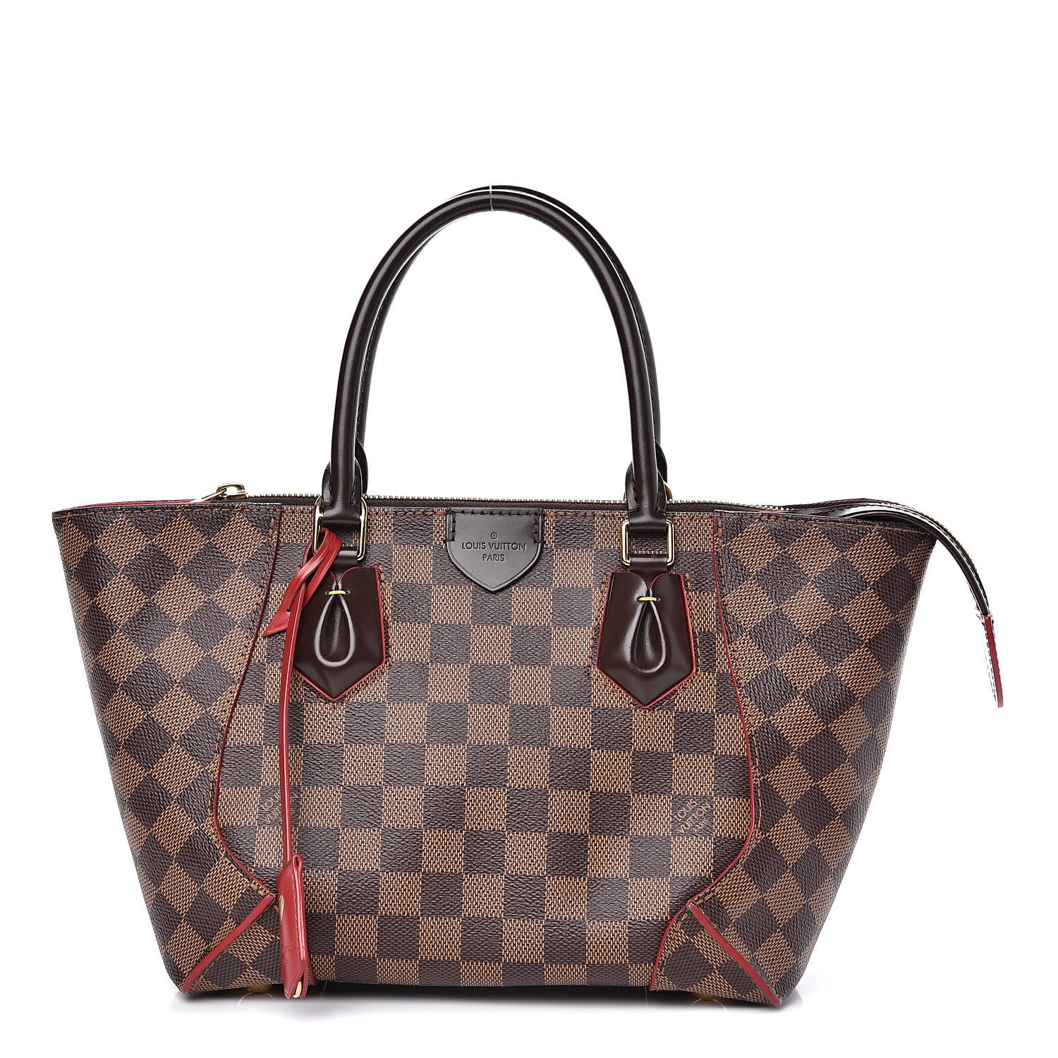 Louis Vuitton Damier Ebene Caissa Tote PM Cherry 1 of 15