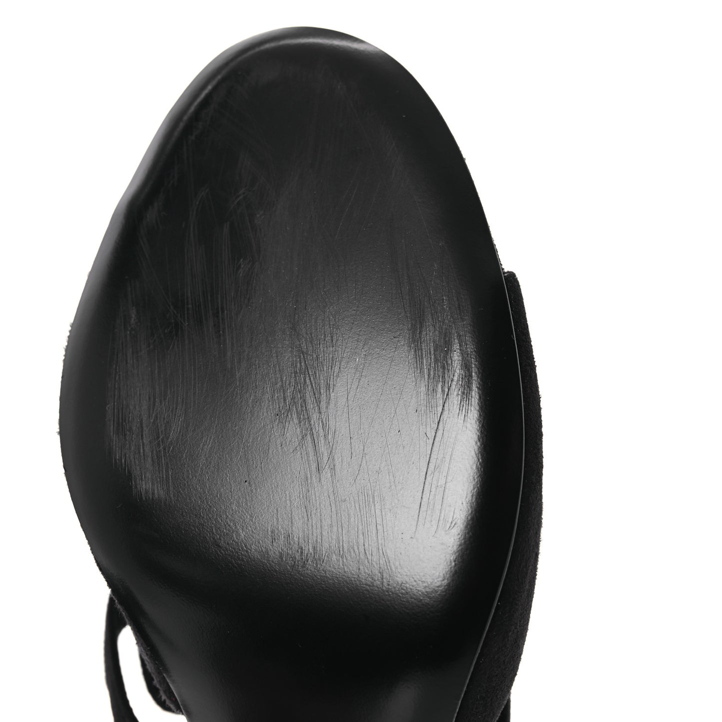 Suede Goatskin Satin Cute Sandals 39 Black