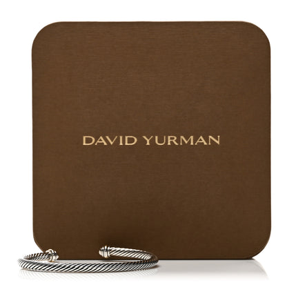 David Yurman Sterling Silver 18K Yellow Gold 4mm Cable Classics Bracelet 4 of 4