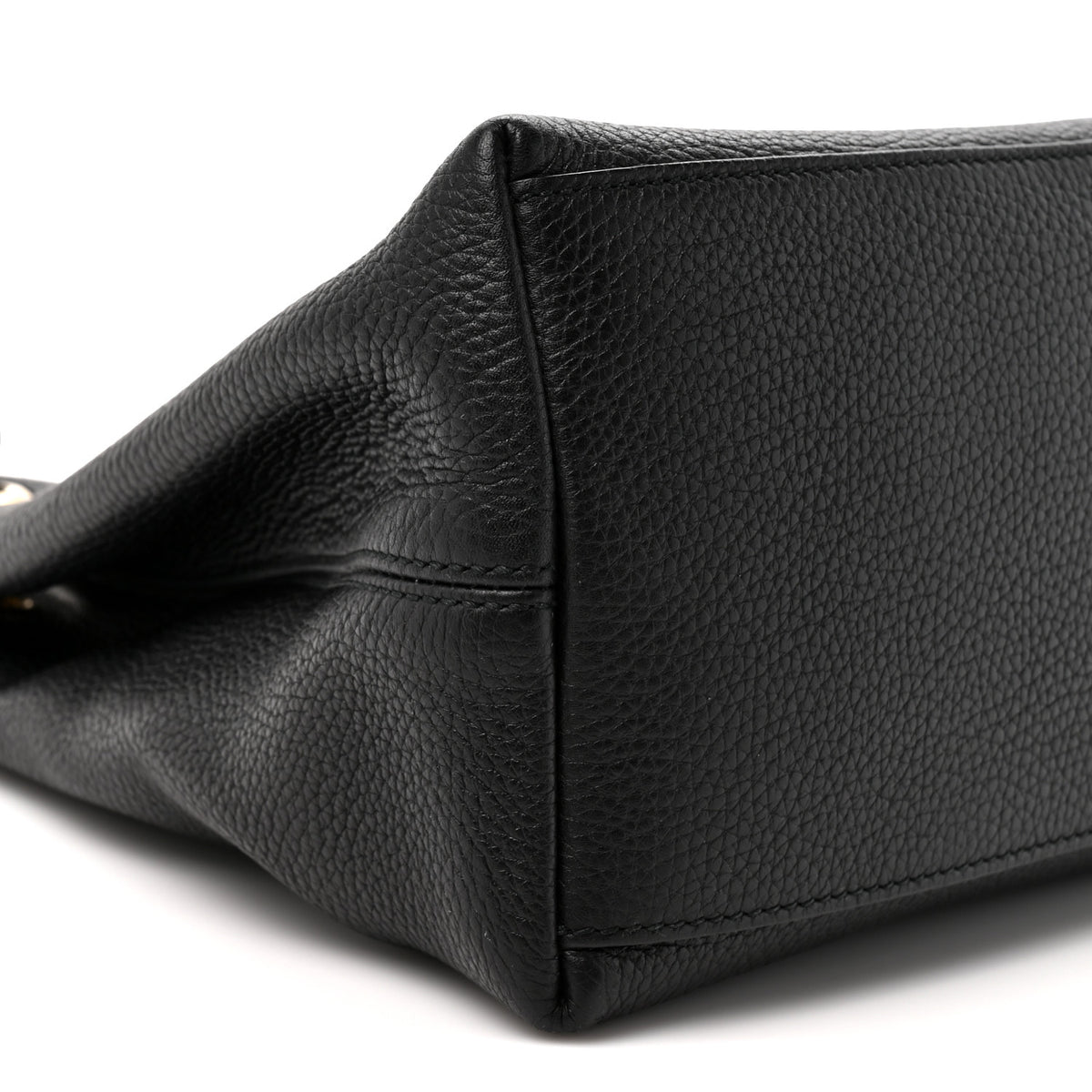 Gucci Pebbled Calfskin Medium Soho Chain Shoulder Bag Black 9 of 10