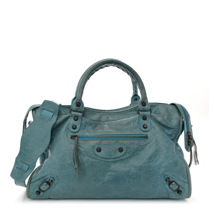Balenciaga Agneau Classic Hardware City Lagon 1 of 16