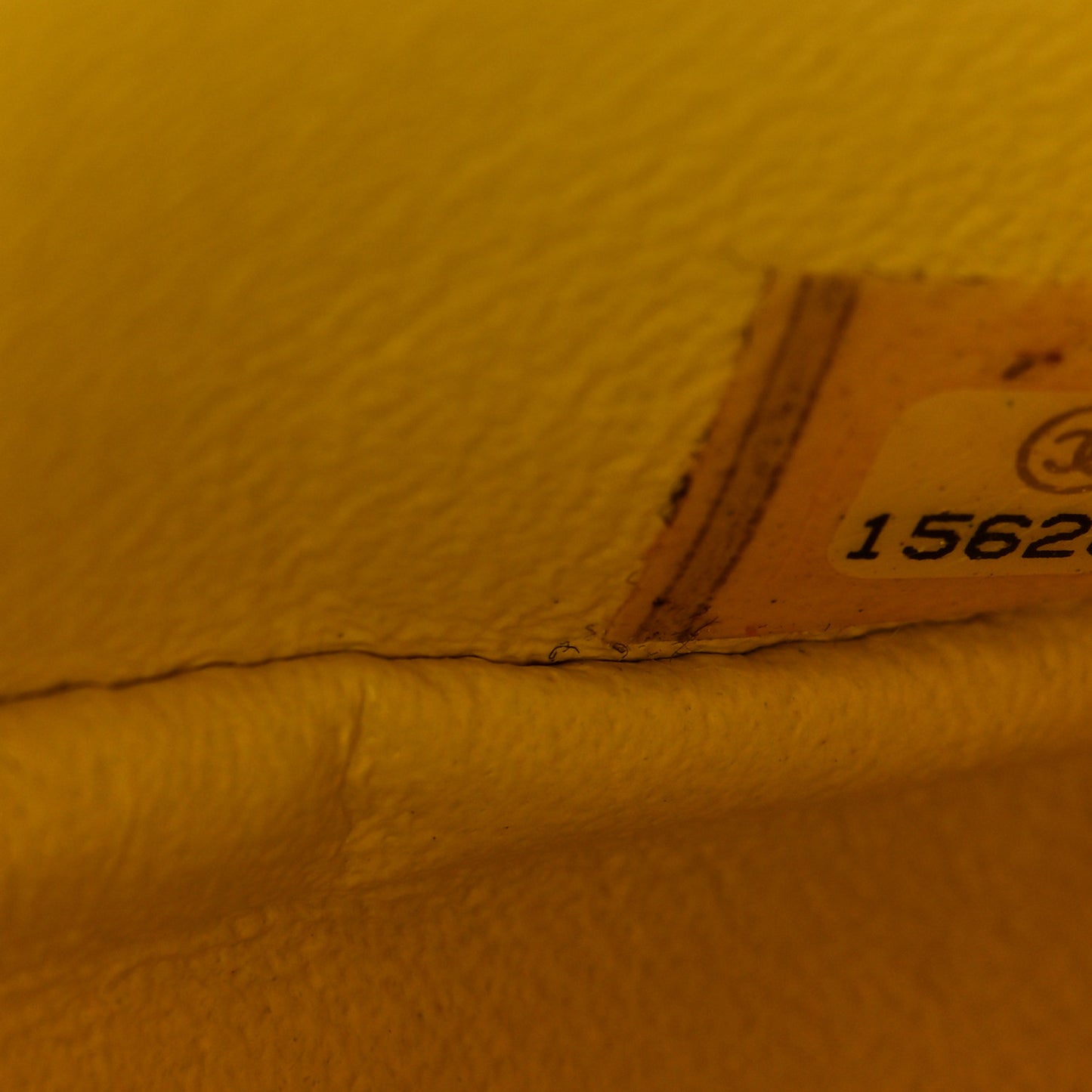Lambskin Quilted Mini Rectangular Flap Yellow