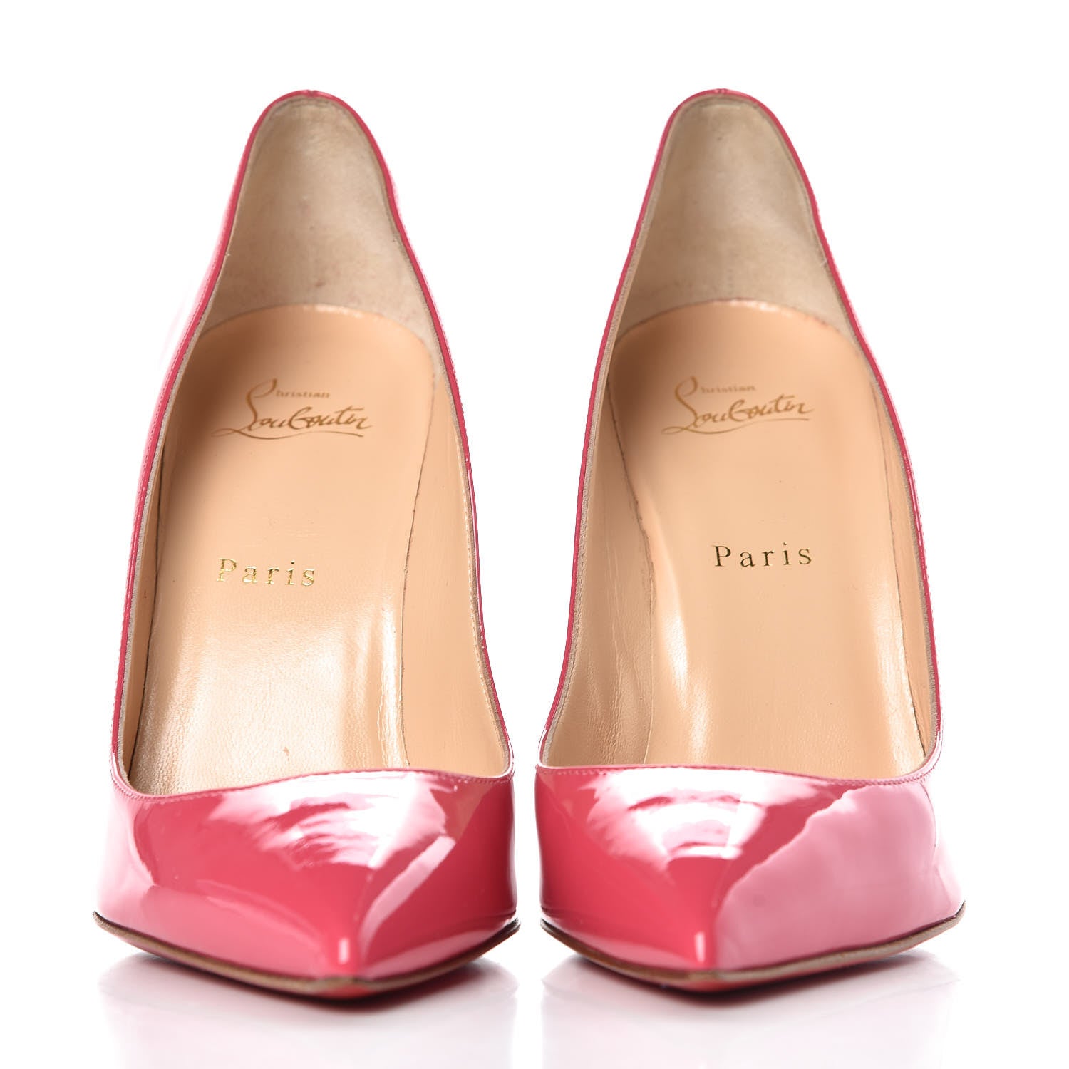 Christian Louboutin Patent Pigalle Follies 100 Pumps 39 Pinky 3 of 12